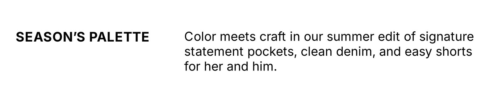 Shop The Summer Color Palette