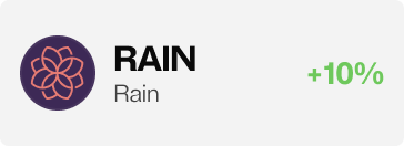 RAIN Rain +10%
