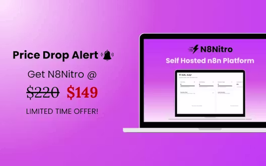 N8Nitro – Self Hosted n8n Platform | Lifetime Access