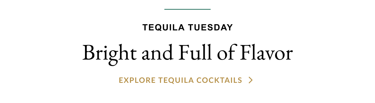 Tequila cocktails