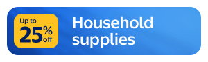 Household supplies - Up to 25% off