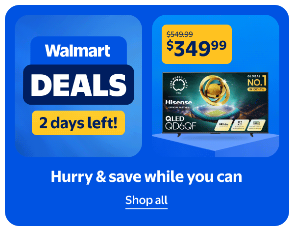 Walmart Deals - 2 days left! Hurry & save while you can.