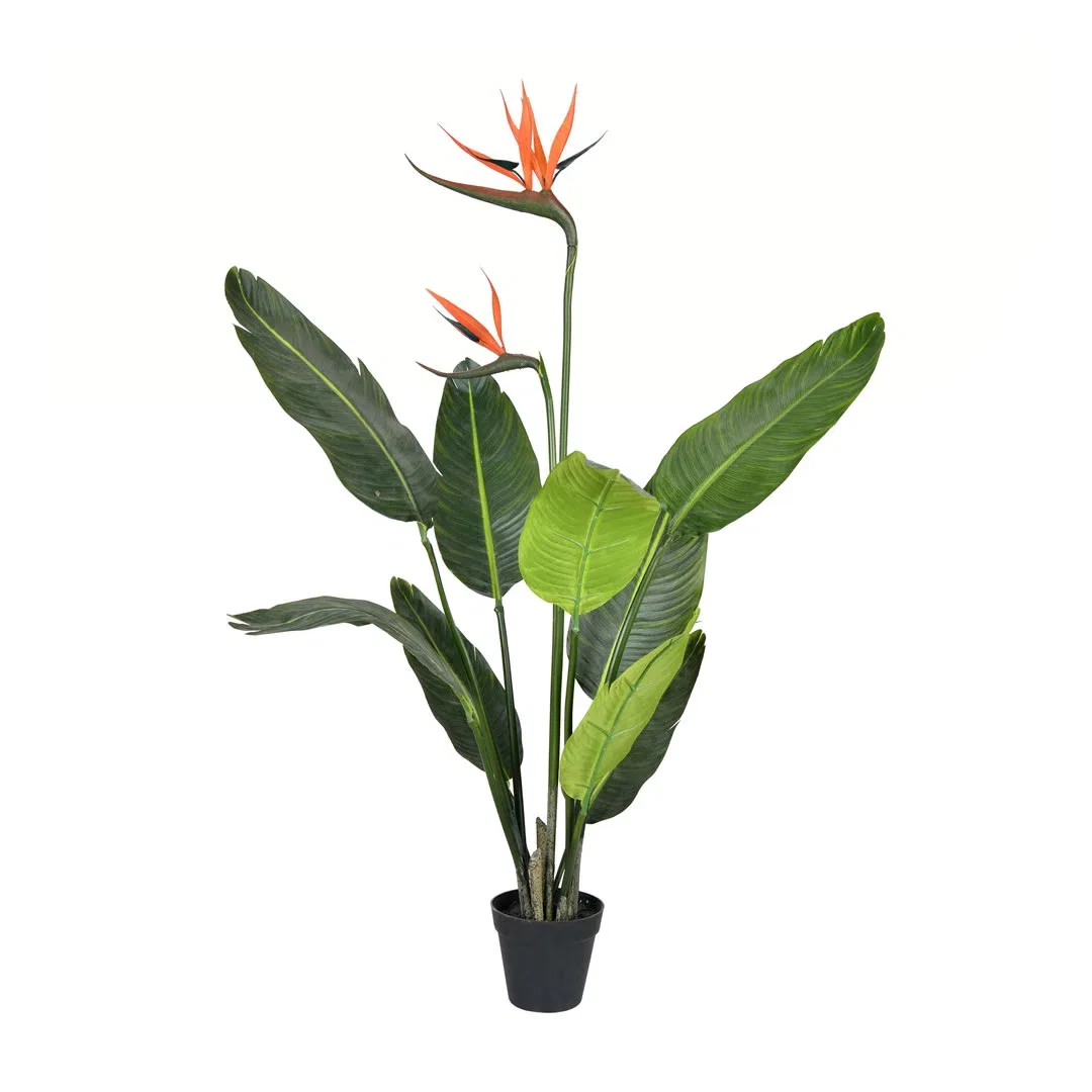 Artificial Potted Bird of Paradise Palm Tree