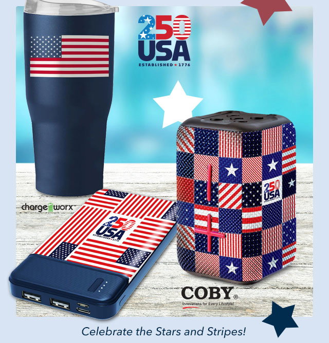 Shop Red, White, + You! Patriotic