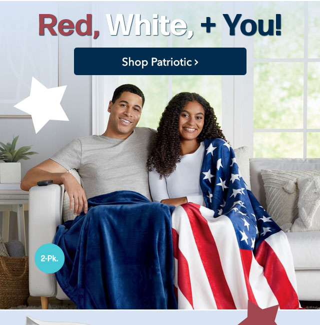 Shop Red, White, + You! Patriotic