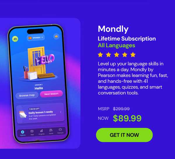Mondly: Lifetime Subscription (All Languages)