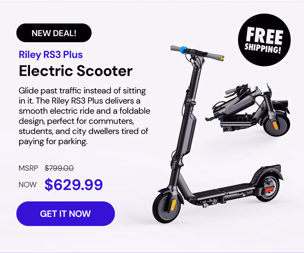 Riley RS3 Plus Electric Scooter