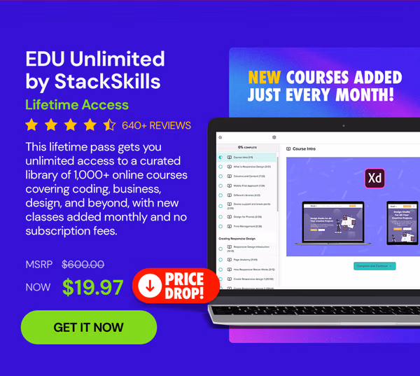 EDU Unlimited by StackSkills: Lifetime Access