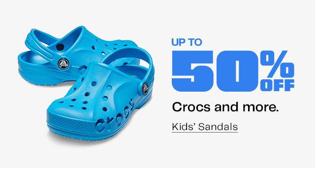 Crocs and more.
