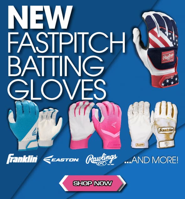 New Fastpitch Softball Batting Gloves
