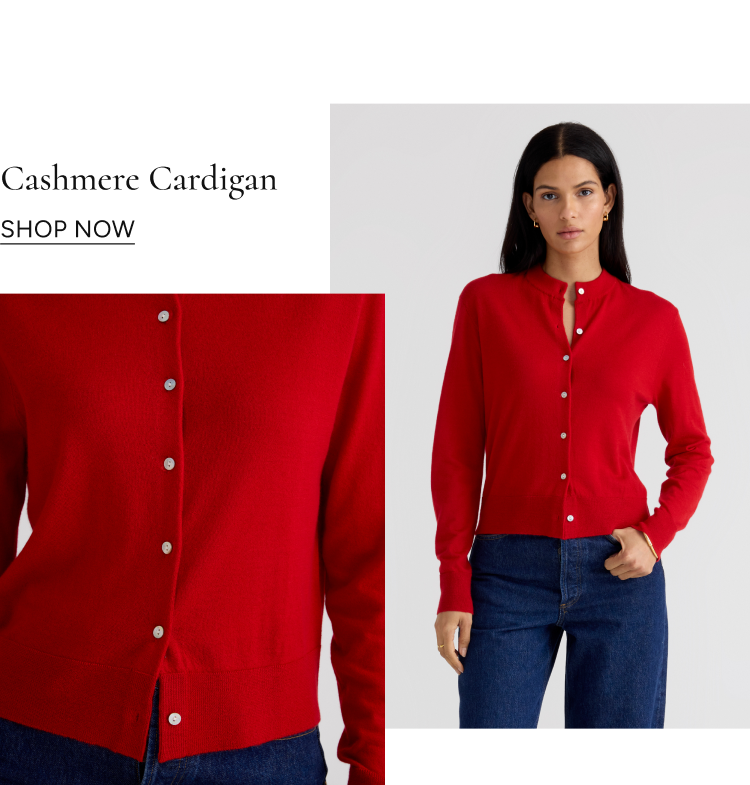 Unsubscribed Whisper-Weight Cashmere Cardigan