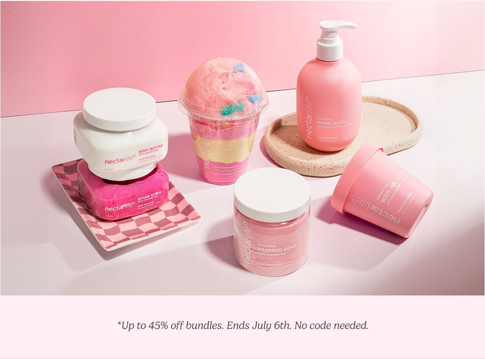 *Up to 45% off bundles. Ends July 6th. No code needed.