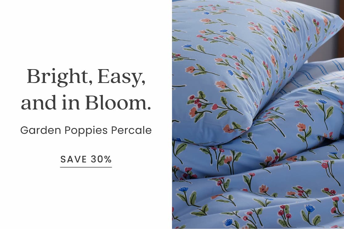  GARDEN POPPIES PERCALE