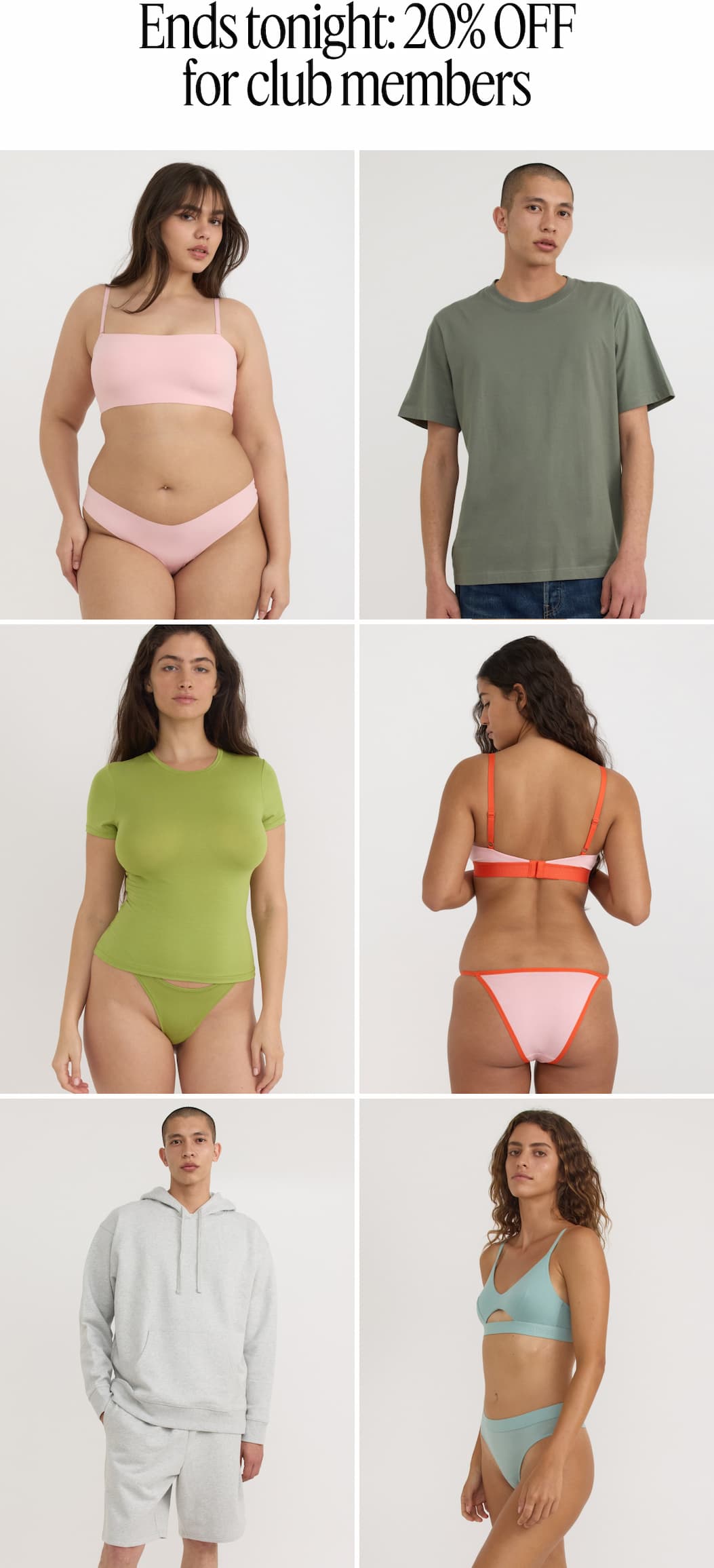 Ends tonight: 20% off for club members