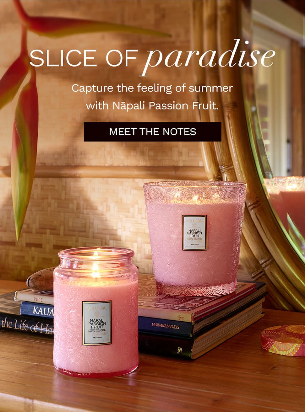 Slice of Paradise. Capture the feeling of summer with Nāpali Passion Fruit.