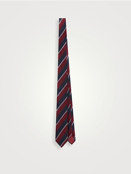 Lene Tie In Stripe Print