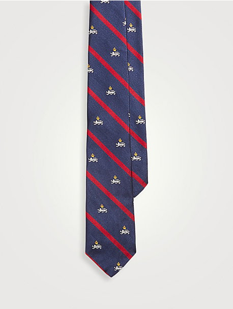 Striped Silk Club Tie