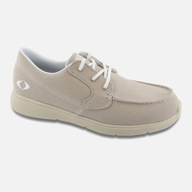 Men's Moc Toe Canvas Loafer - Tan