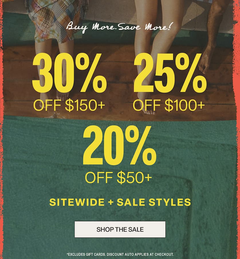 SHOP SALE