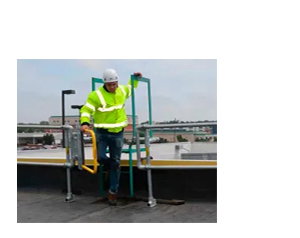 Shop Railing with Ladder Kit & Safety Gate, 240"L x 42"H Now