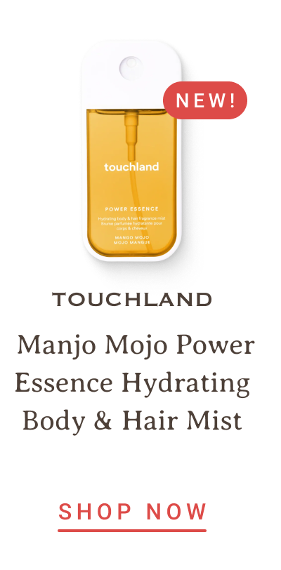 Touchland Manjo Mojo Power Essence Hydrating Body & Hair Mist | NEW! | SHOP NOW