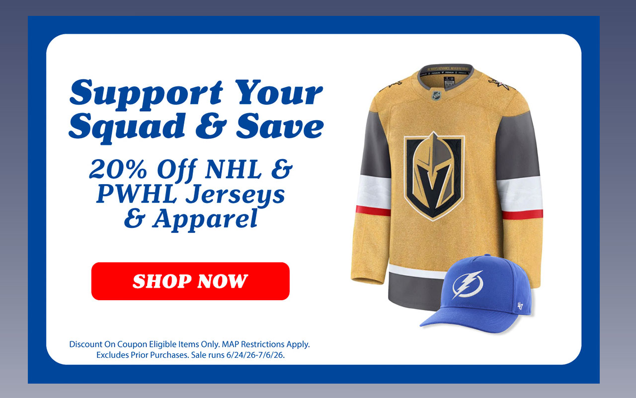 B10 - Save 20% On NHL Apparel & Jerseys