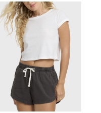 Road Trippin Elastic Waist Woven Shorts