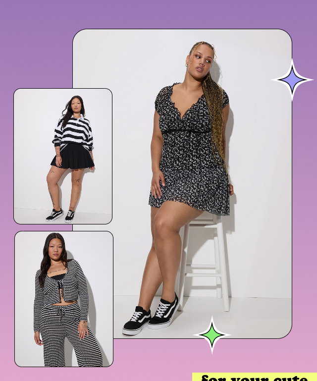 three women in Lovesick clothing