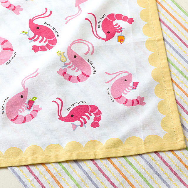 Shrimp & Cocktails Tea Towel Set