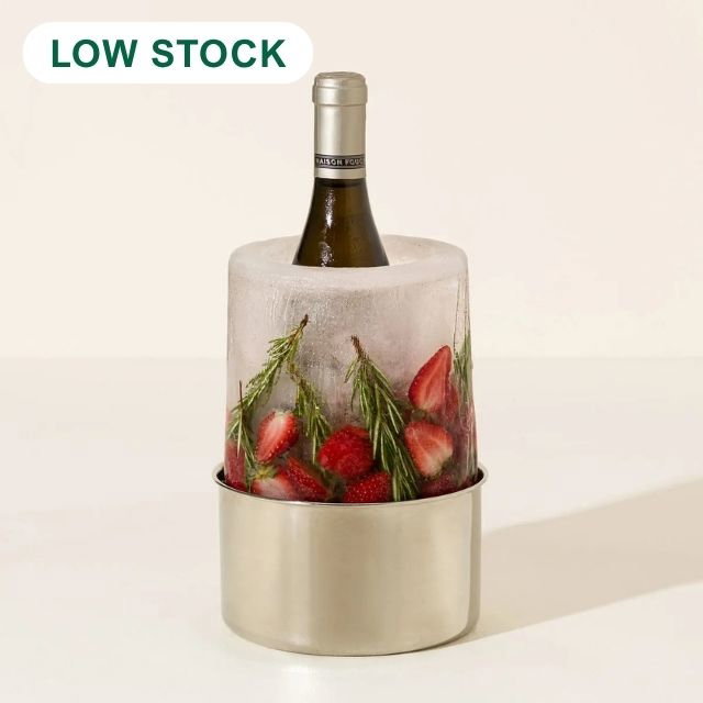 Artful Ice Mold Bottle Chiller
