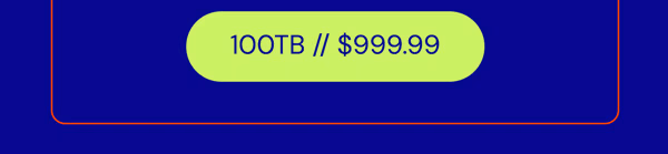 Internxt Cloud Storage Lifetime Subscription: 100TB Plan
