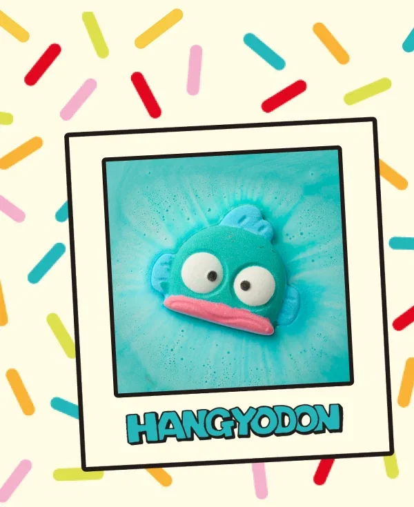 Polaroid image: Hangyodon - はんぎょどん Bath Bomb