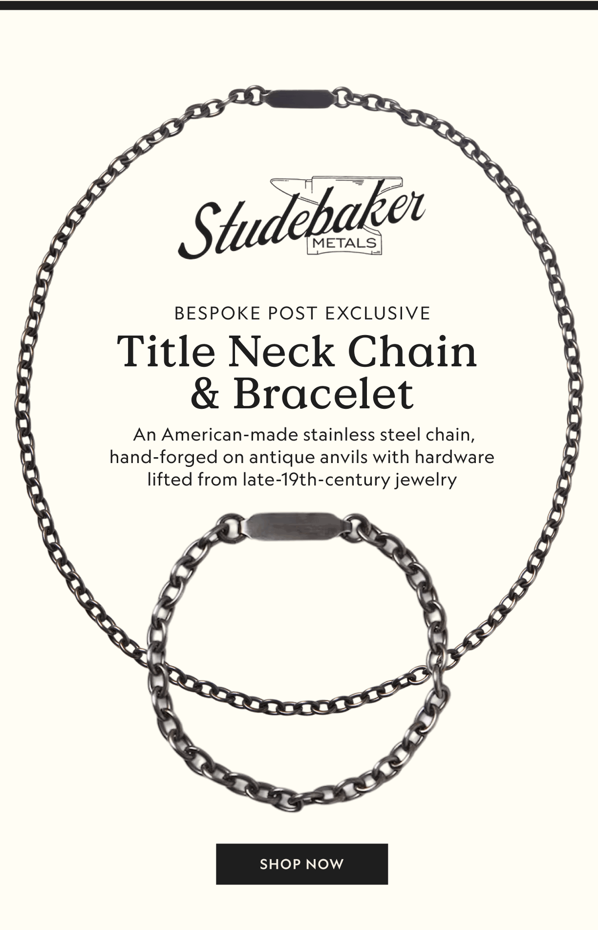 Title Neck Chain  & Bracelet