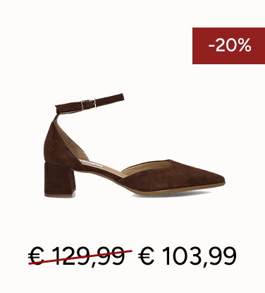 Bruine Notre-V pumps
