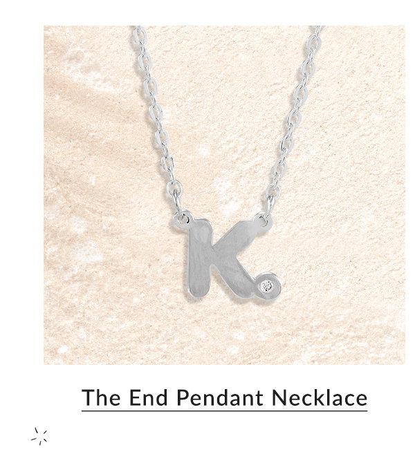 The End Pendant Necklace