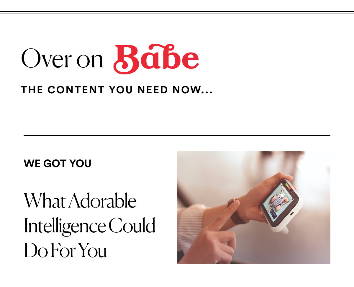 What Adorable Intelligence Could Do For You