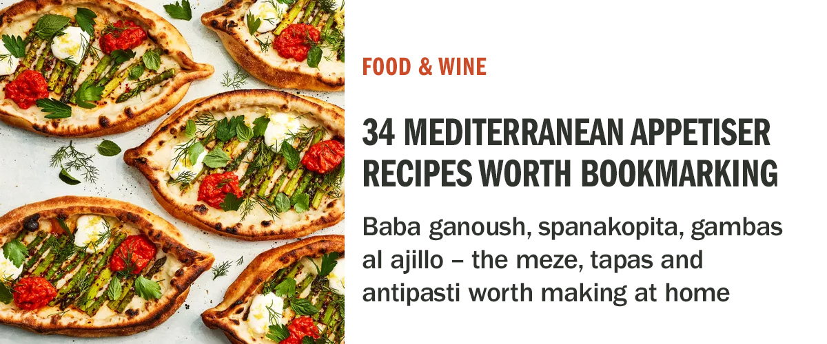 Detours | 34 Mediterranean Appetizer Recipes for Meze, Tapas, Antipasti, and More | Food & Wine