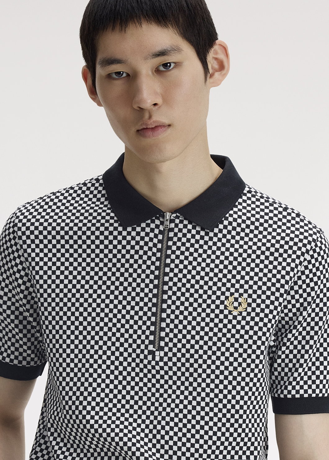 Chequerboard polo shirt - more lines added to the sale