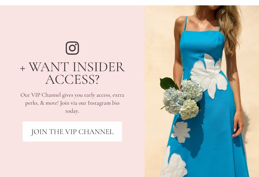 Want insider access? Join the VIP Channel via Instagram.