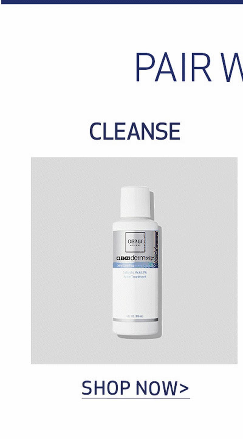 cleanse. shop now
