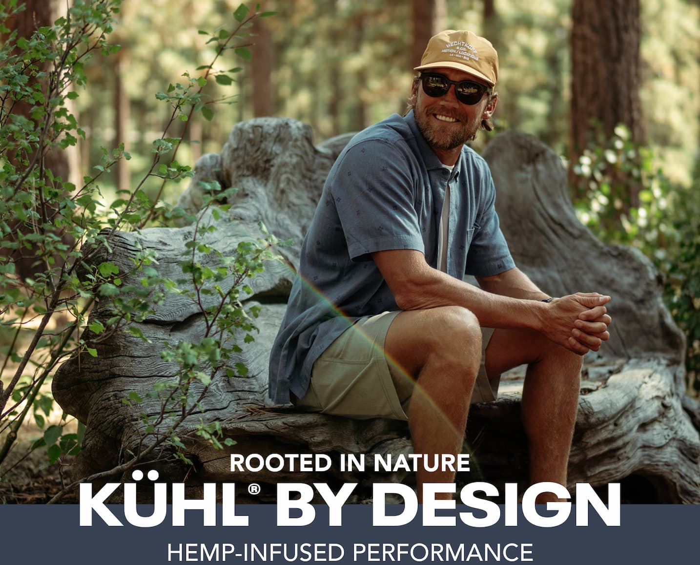 Rooted In Nature Kuhl By Design. Hemp-Infused Performance