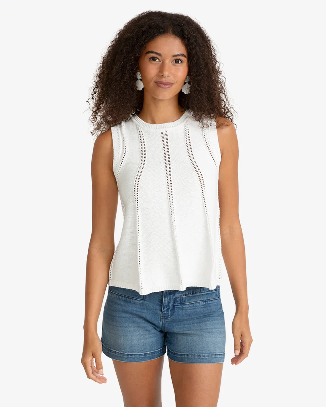 Image of Knit Flared Tank