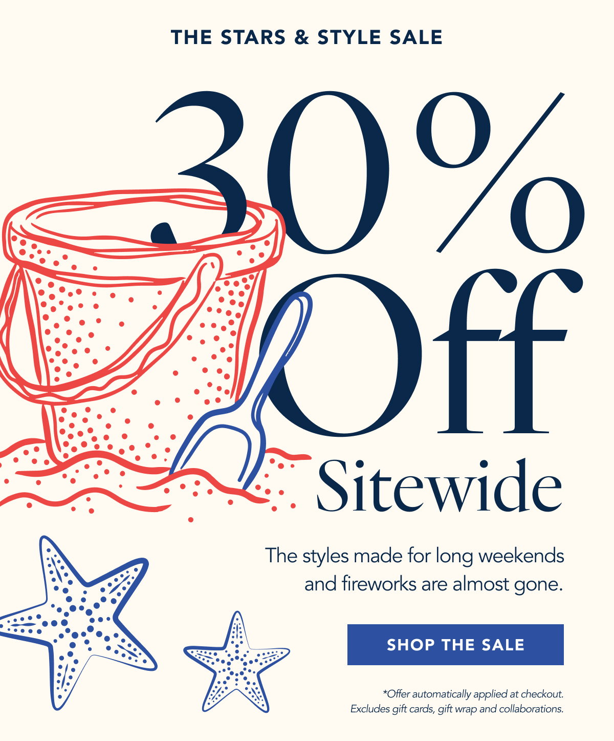 30% Off Sitewide