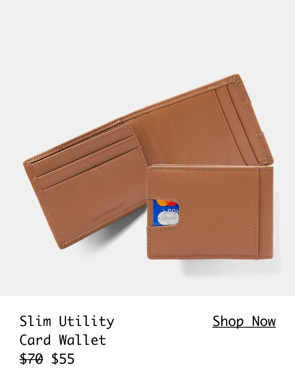 Shop the Slim Utility Card Wallet >