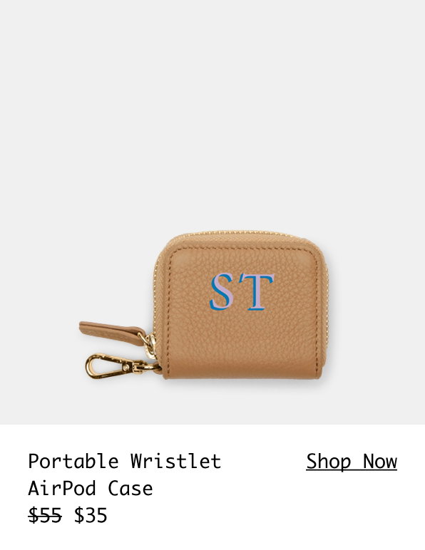 Shop the Portable Wristlet AirPod Case >