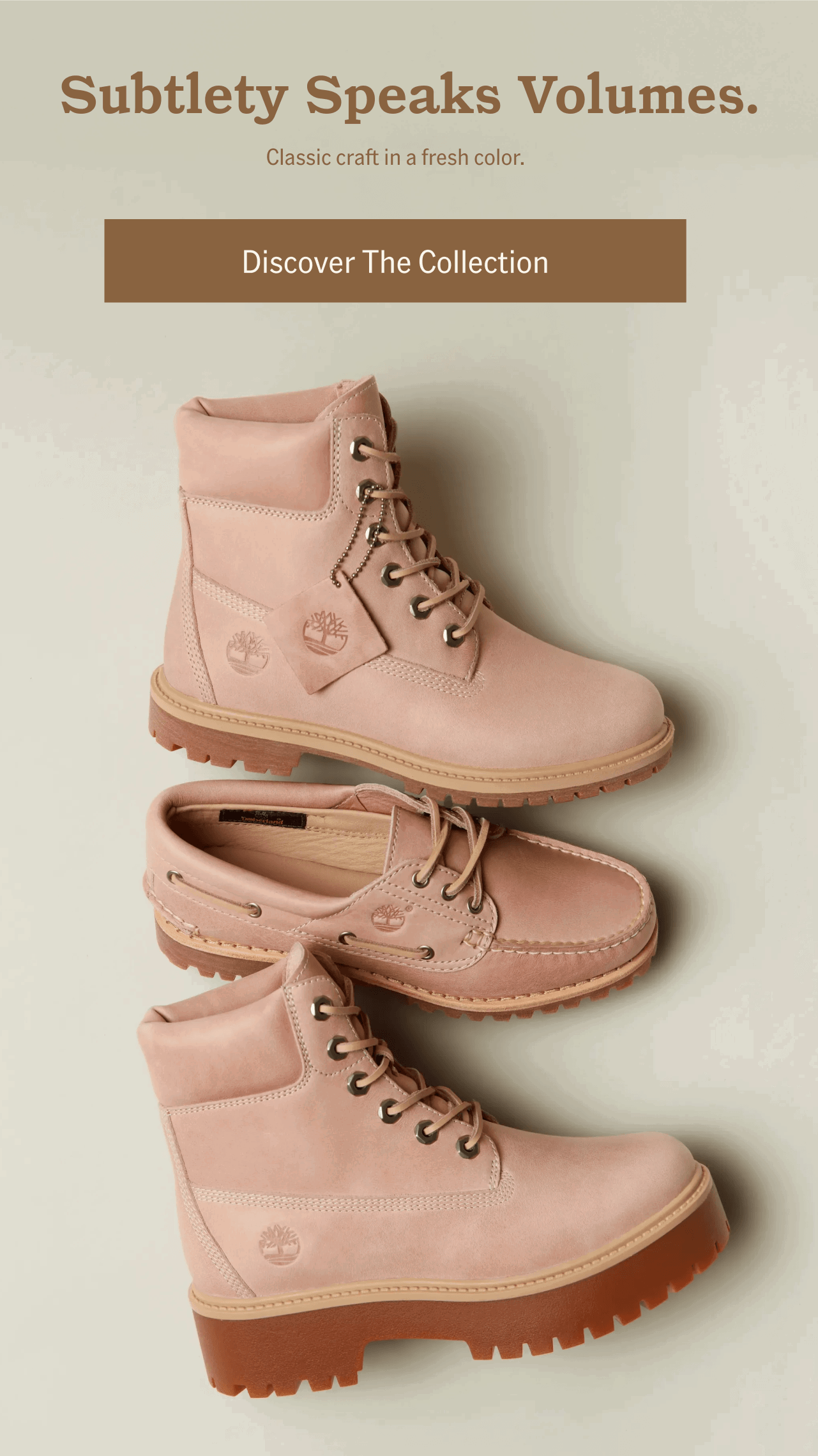 Subtlety Speaks Volumes. Discover The Collection.