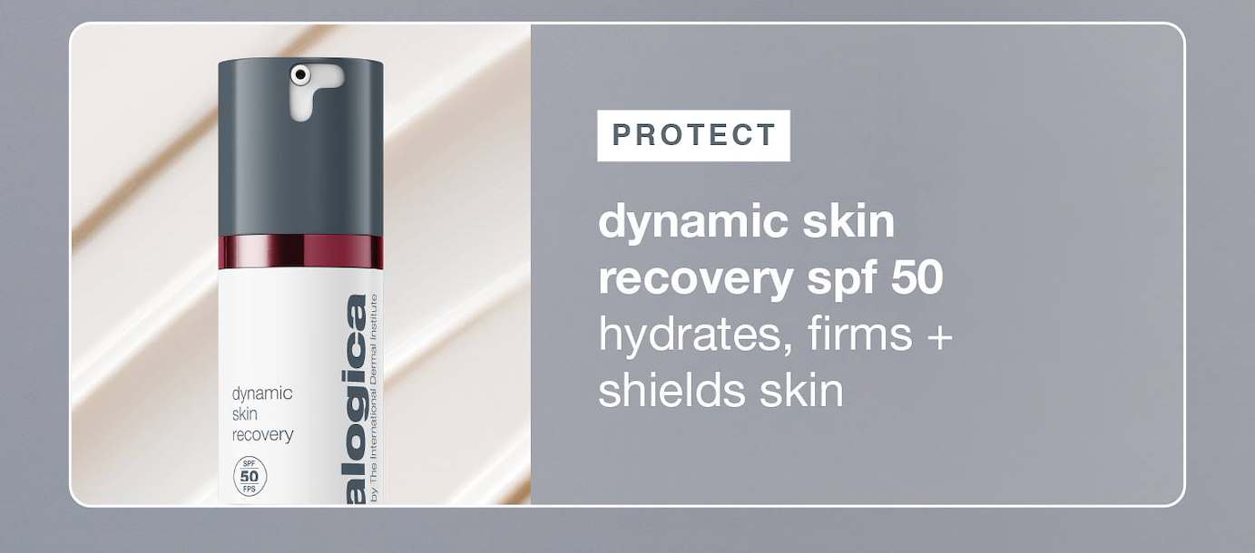 protect​  dynamic skin recovery spf 50​  hydrates, firms + shields skin​