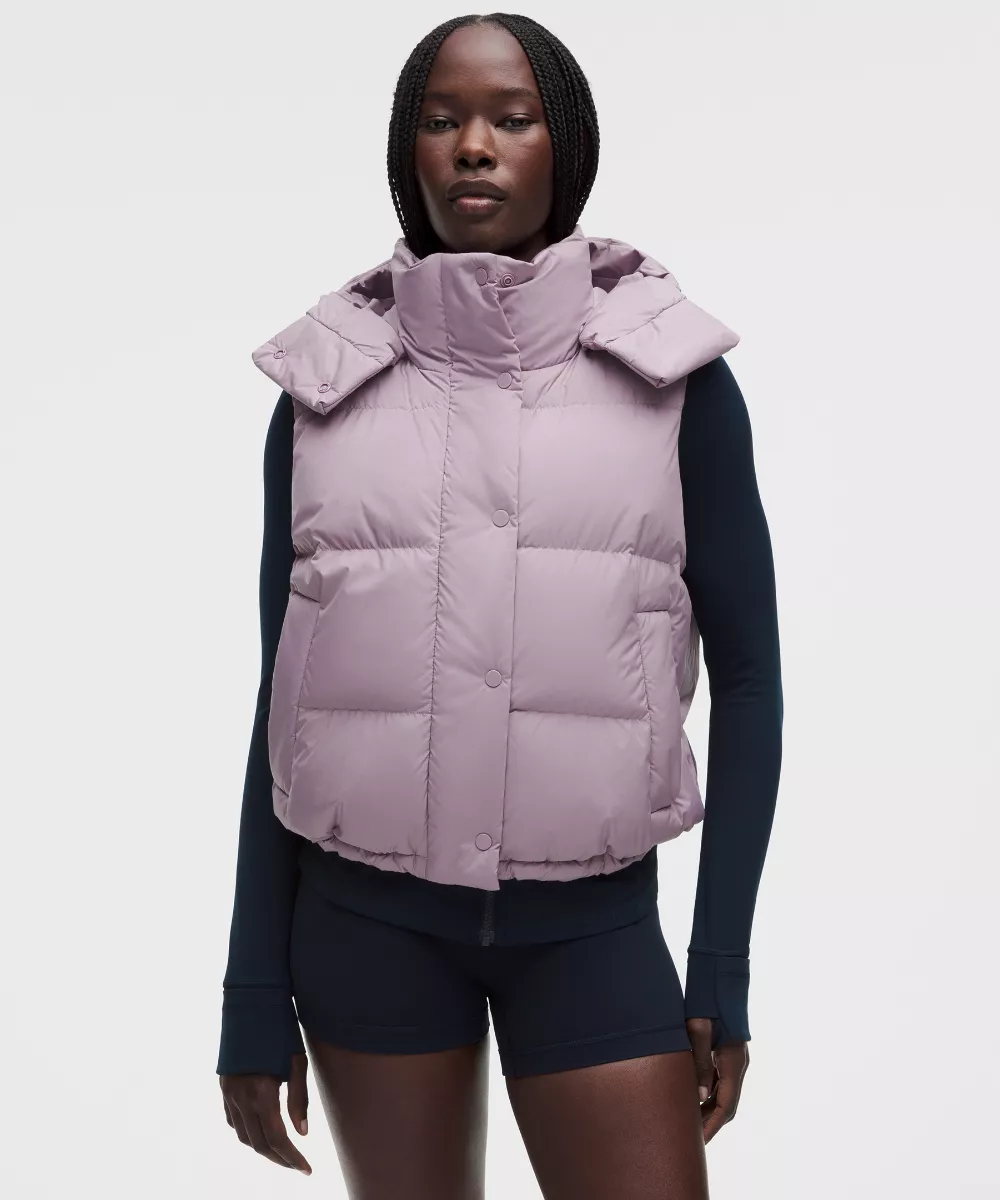 Wunder Puff Cropped Vest Updated Fit
