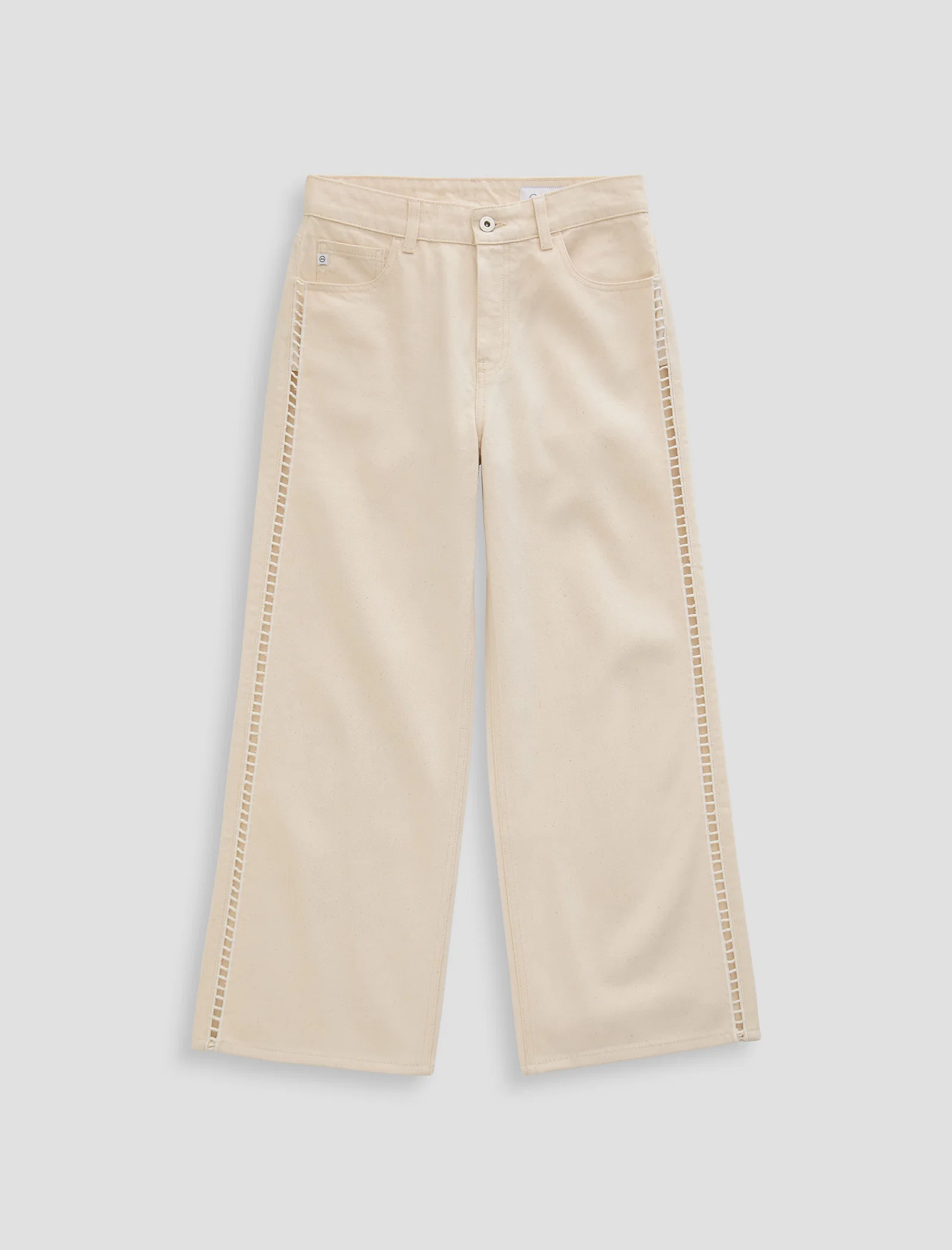 Image of Saige Wide Leg Crop Jean