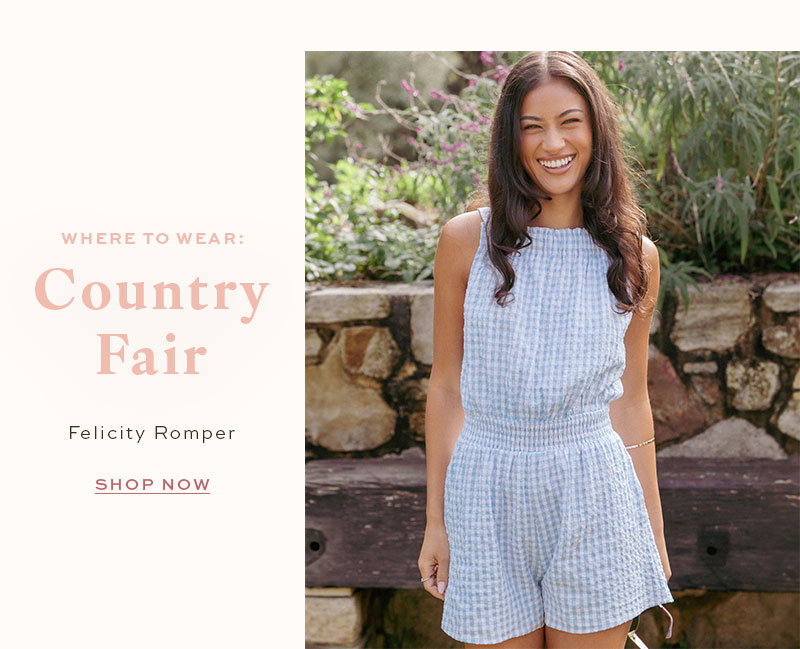 Where to Wear: Felicity Romper for a Country Fair